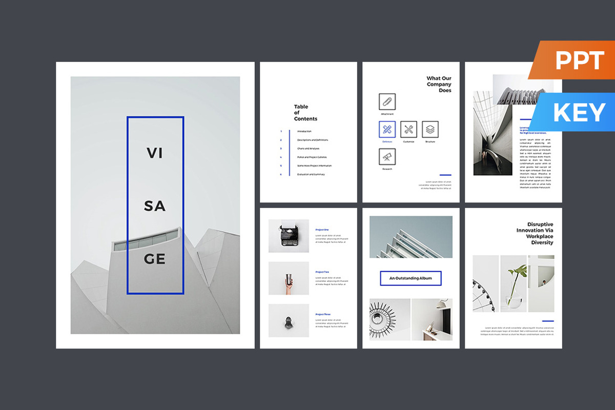 Visage Print Template, a Presentation Template by SlideStation (Photo 1 of 6)