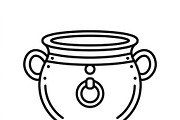 43 Halloween Line Vector Icons, an Outline Icon by adenpinkstore (Thumbnail 18 of 19)
