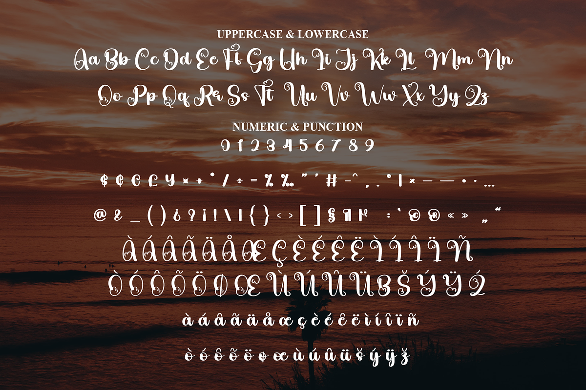 Vibes Sunset | Script Font, a Handwritten Font by Scratchones (Photo 7 of 8)