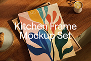 9x Kitchen Frame Mockups Bundle, a Household Mockup by Ombra Studio (Thumbnail 1 of 7)