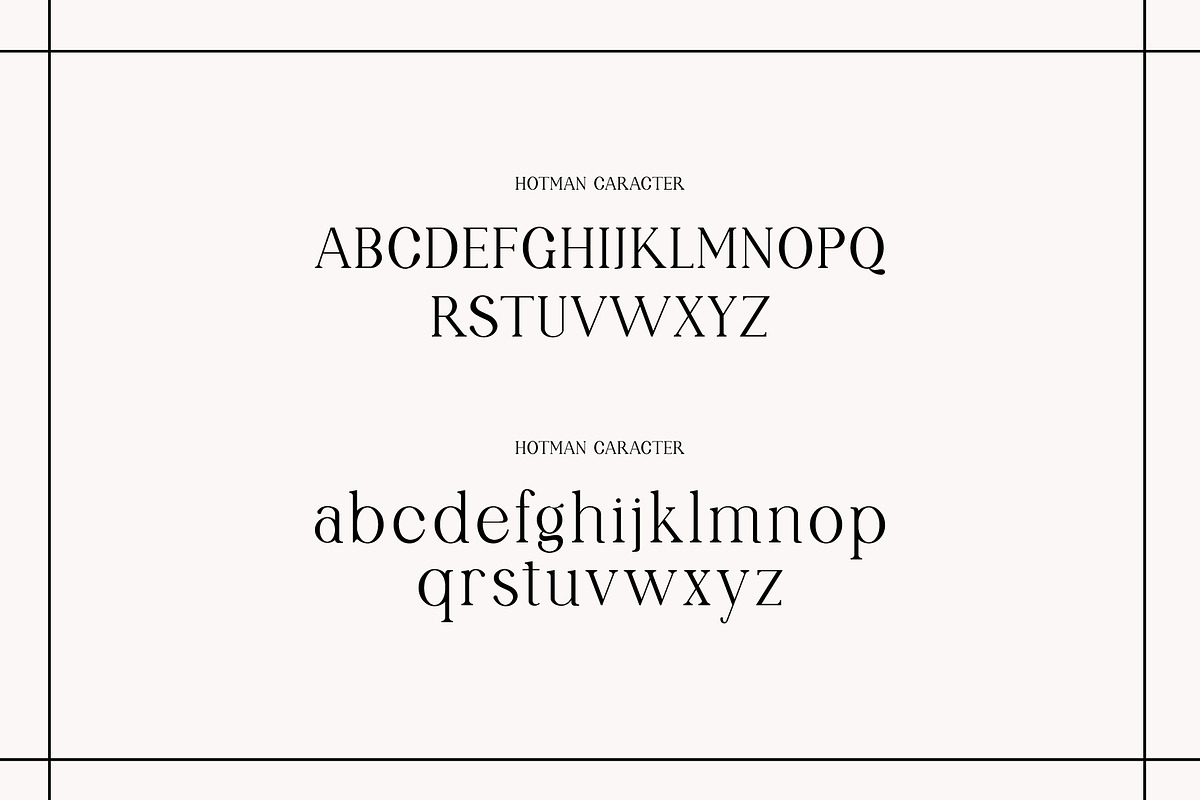 Hottman Ligature Serif Typeface, a Serif Font by Humaira_std (Photo 8 of 10)