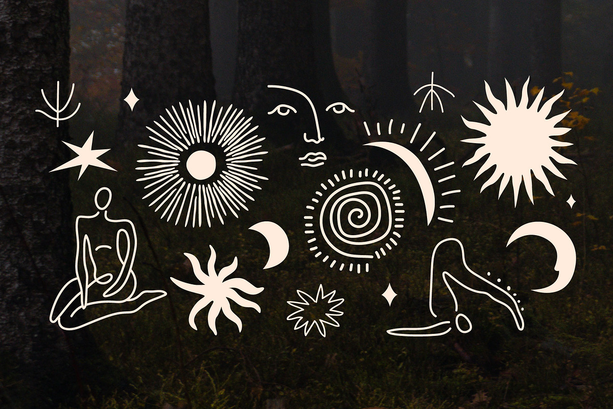 Mystical Solstice vector bundle, a Decorative Illustration by Luamor (Photo 3 of 15)