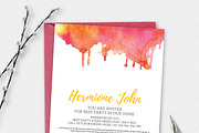 Christmas Party Card Template, an Invitation Template by graphicforest (Thumbnail 2 of 2)