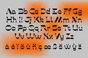 Raro | Futuristic serifs, a Serif Font by Pedroglifos (Thumbnail 3 of 9)