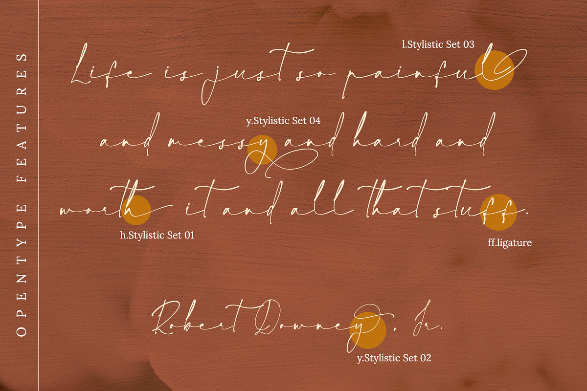Rough Hearts, a Script Font by Nathatype (Photo 7 of 11)