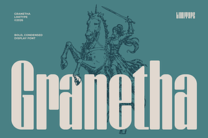 Granetha - Bold Condensed Font