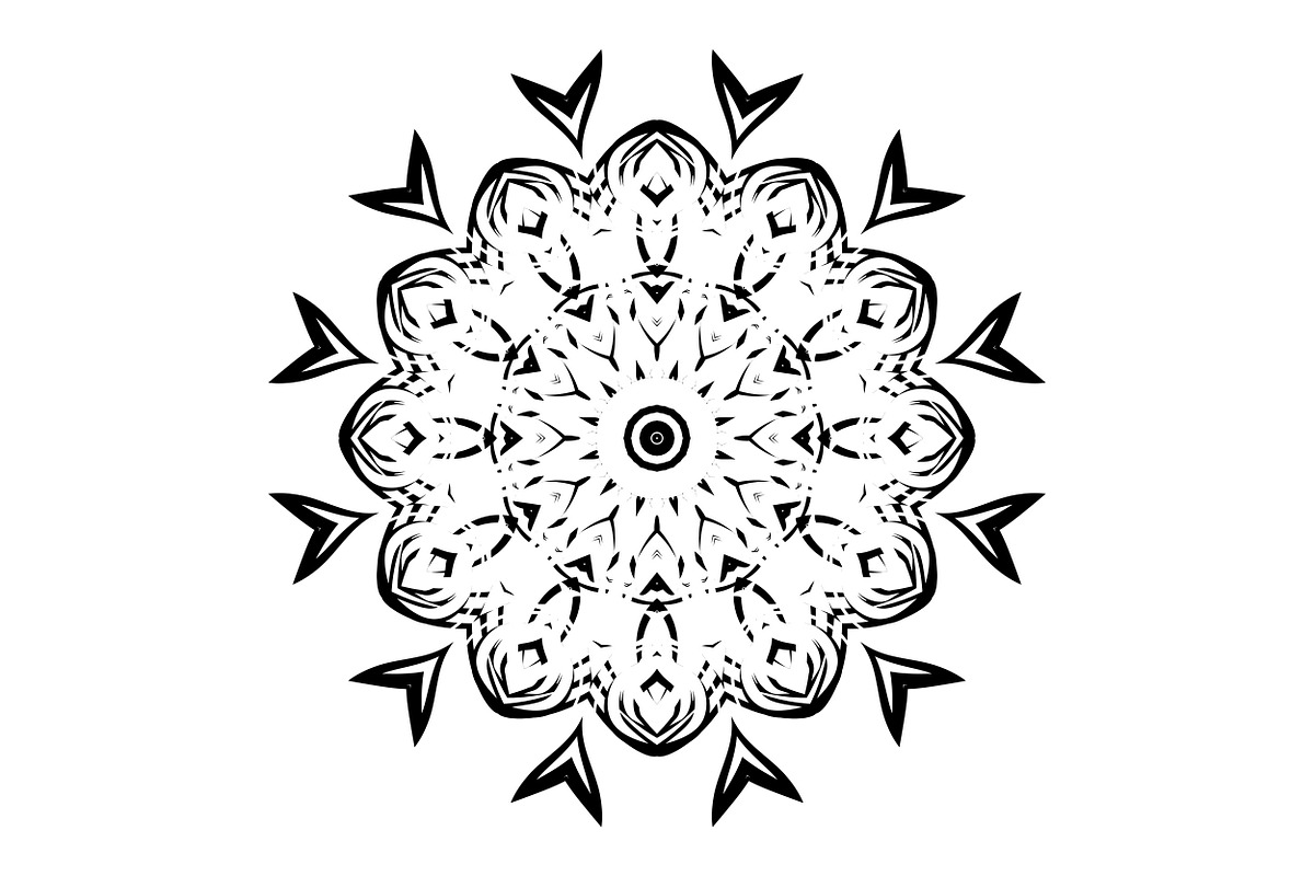Artistic Mandala Vector Collection, a Decorative Illustration by NJ Himel (Photo 39 of 101)