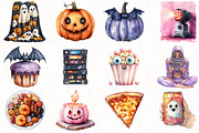Halloween Movie Night Clipart, an Illustration by OK Design (Thumbnail 5 of 5)