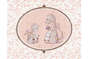 Under Mama's Wings Nursery Pattern, a Pattern Graphic by MouseGrey (Thumbnail 10 of 13)