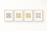 Sunlit Sage Mosaic Seamless Pattern, a Pattern Graphic by OwlAndFern (Thumbnail 9 of 15)
