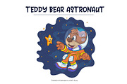 Set of Cartoon Teddy Bears 03., an Animal Illustration by KENO Mascots (Thumbnail 2 of 13)