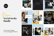 Social Media Canva Bundle - Nova, a Social Media Template by Station Seven (Thumbnail 1 of 8)