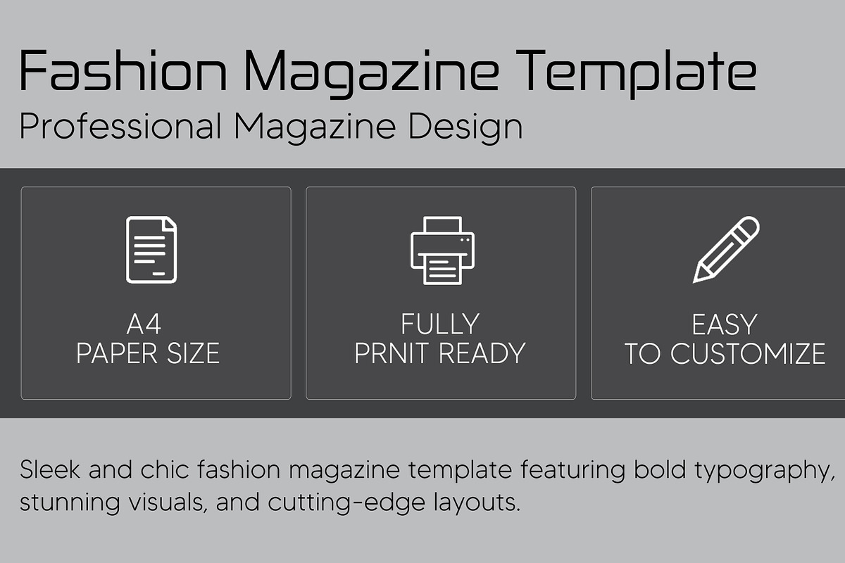 Fashion Magazine Template 2024, a Magazine Template by X-Type (Photo 4 of 4)