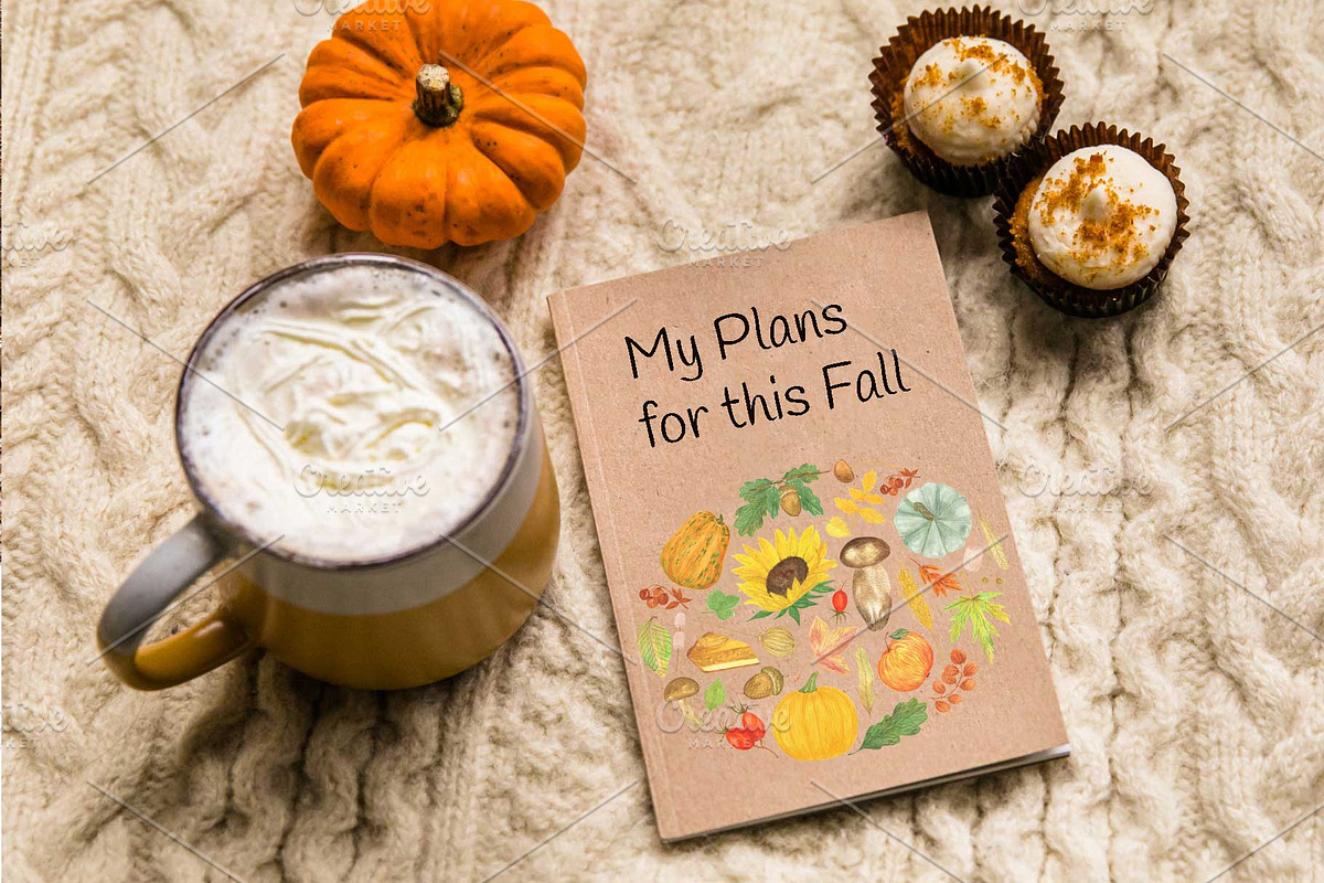 Autumn Floral Frames, Wreaths, a Seasonal Illustration by Contes_de_fée (Photo 10 of 12)