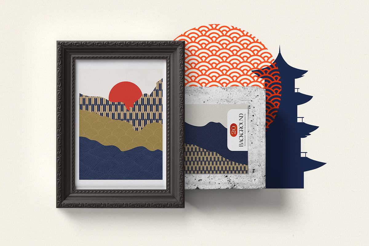 Japan - Poster Builder, a Decorative Illustration by KetteCreate (Photo 13 of 15)