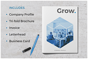 Grow. Company Profile, a Brochure Template by Boris Cupac (Thumbnail 2 of 17)