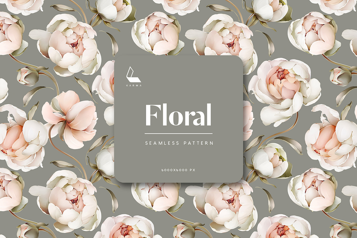 Floral | Seamless pattern, a Pattern Graphic by Karma (Photo 10 of 18)