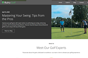RuiruGolf-Golf Website Template, a HTML Template by NomaTemplates (Thumbnail 7 of 13)