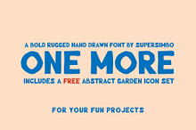 One More | Hand drawn font