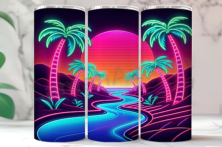 Tropical Palm Trees Tumbler PNG, an Arts & Entertainment Photo by LamanAzalea