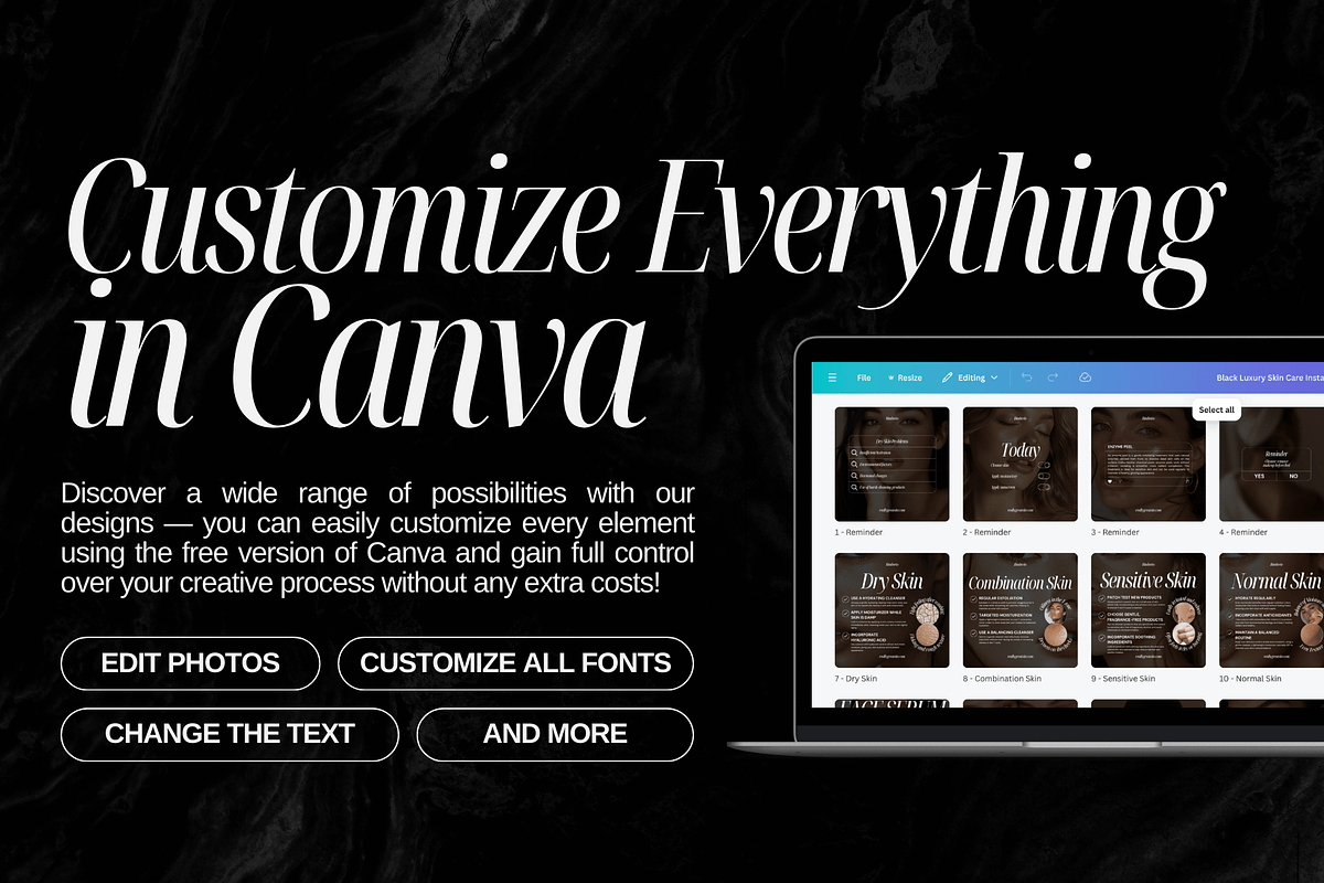 Aesthetic Beauty Instagram Template, a Social Media Template by Xenié Creative (Photo 7 of 10)