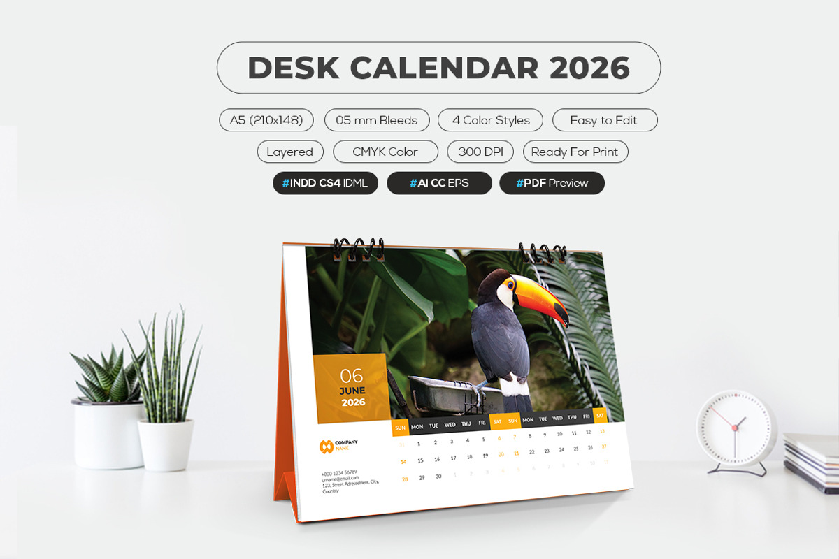 2026 Desk Calendar preview 5