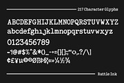 Rattle Ink — Vintage Typewriter Font, a Font by LetterStock (Thumbnail 5 of 6)