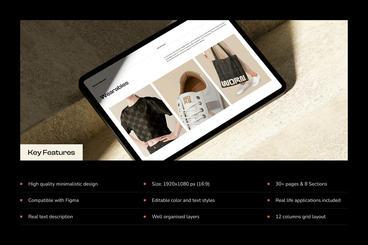 WORN — Brand Guidelines Template, a Branding & Logo Template by Uniko Studio (Photo 10 of 11)