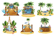 Summer vacation on the beach., a Seasonal Illustration by IrynaPanashii (Thumbnail 8 of 9)