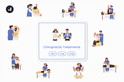 Chiropractic Treatments Illustration, an Object Graphic by Jump Studio (Thumbnail 1 of 12)