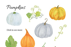 Autumn/Fall Clipart Elements