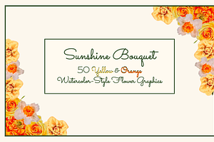 Sunshine Bouquet Flower Graphics