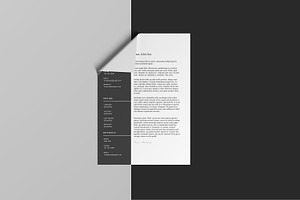 Resume/CV 2 Pages - John