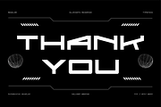 VB ZoaNt - Futuristic Display Font, a Sans Serif Font by VALIANTBROTHA (Thumbnail 11 of 11)