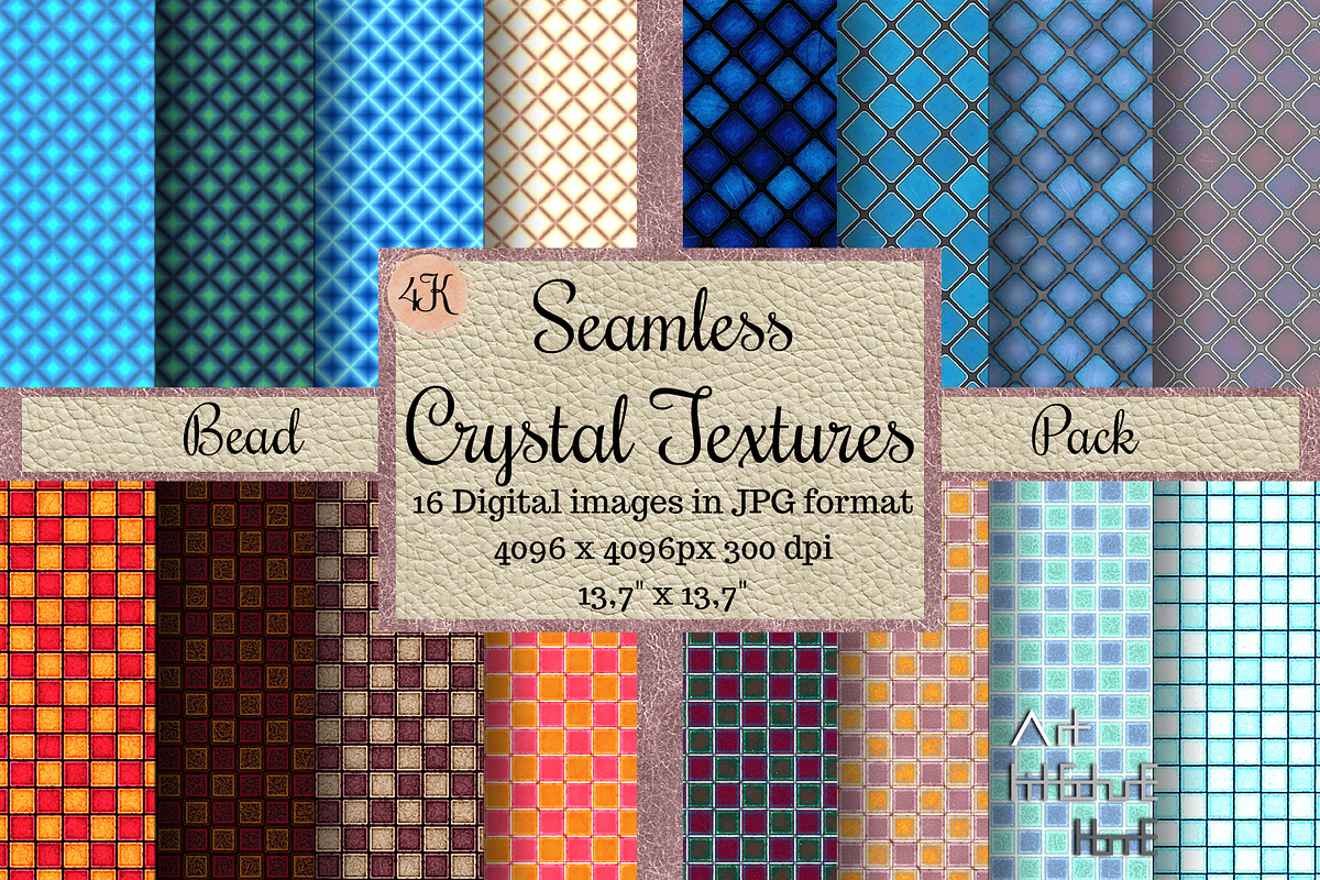 Seamless Crystal Tile TEXTURES Bead, a Texture Graphic by Arthitecture Home (Photo 1 of 11)