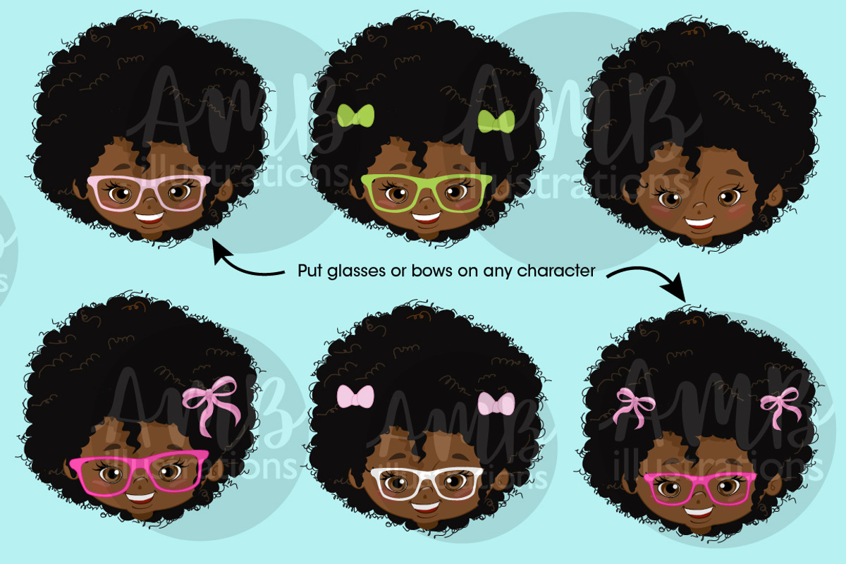 Afro Fashion Girls AMB-199, an Illustration by AMBillustrations (Photo 5 of 6)