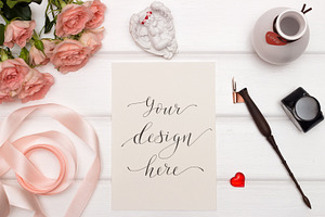 Mockup. Valentine's Day & Love. #11