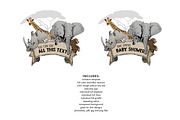 Safari Party Set, an Animal Illustration by Nancy Ingersoll (Thumbnail 8 of 8)