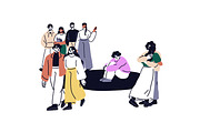 Loneliness, psychology concept set, a Person Illustration by Good Studio (Thumbnail 9 of 9)