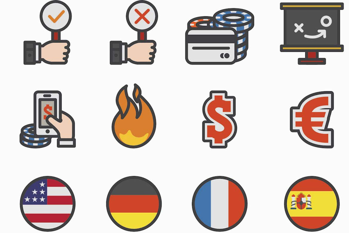 76 Casino Icons, a Solid Icon by Flat Icons (Photo 4 of 6)