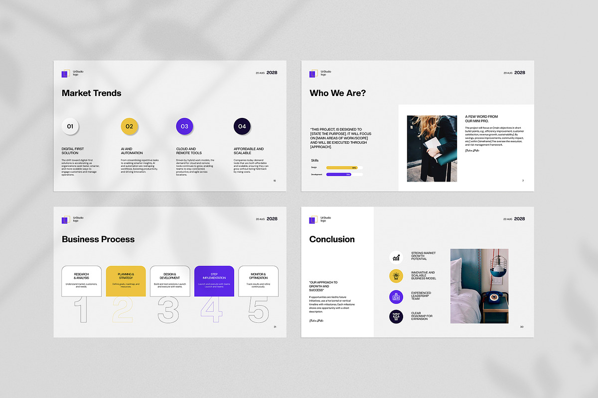 Mini Pro Presentation Template preview 4