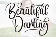 Beautiful Darling | Script Font, a Handwritten Font by Scratchones (Thumbnail 1 of 9)