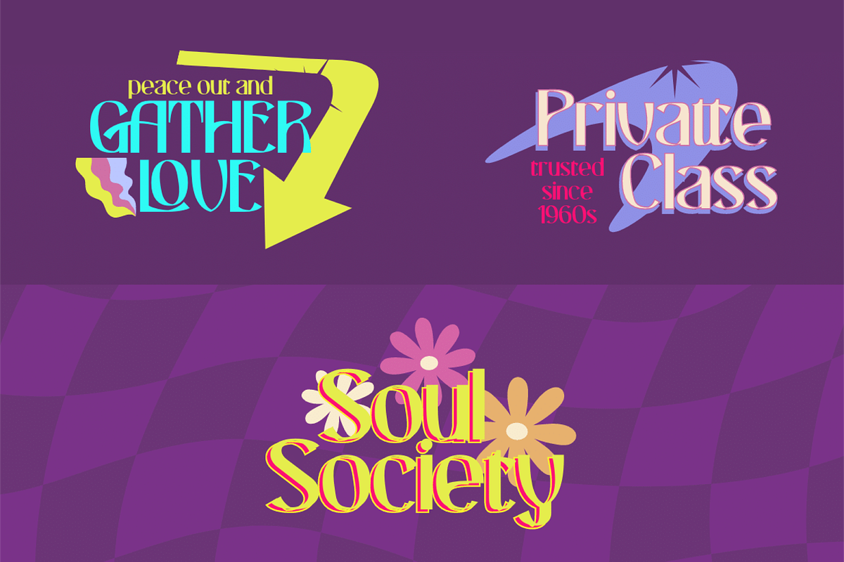 CHASLOW | Groovy Retro Font, a Font by twinstd (Photo 9 of 12)