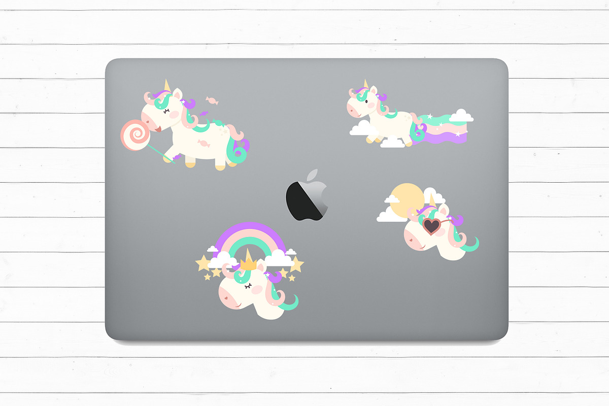 Laptop mockup bundle for Stickers, a Technology Photo by VetalStock (Photo 3 of 6)