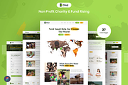 Zikuji-Charity & Fund Rising Website, an UI Kit Template by Pixency (Thumbnail 1 of 11)