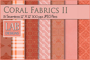 15 Seamless Coral Fabric Textueres 2