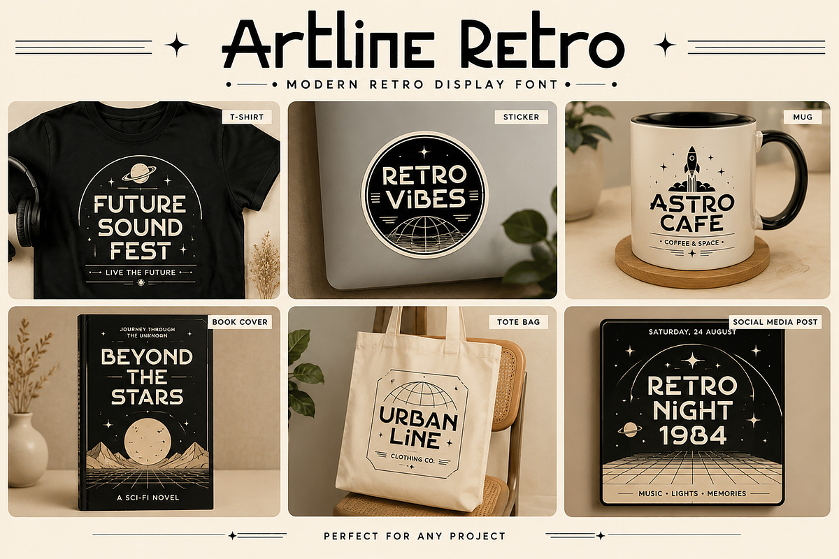 Artline Retro, a Serif Font by Wow Magic (Photo 2 of 5)