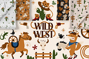 WILD WEST collection, a Graphic by owlasya (Thumbnail 1 of 10)