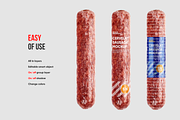 Cervelat Sausage Mockup, a Packaging Mockup by BlackMockup (Thumbnail 7 of 15)