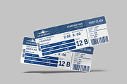Boarding Pass Mockup, a Product Mockup by lamorastudio (Thumbnail 5 of 13)